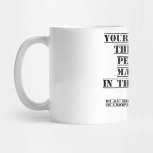 Body Backpack Mug